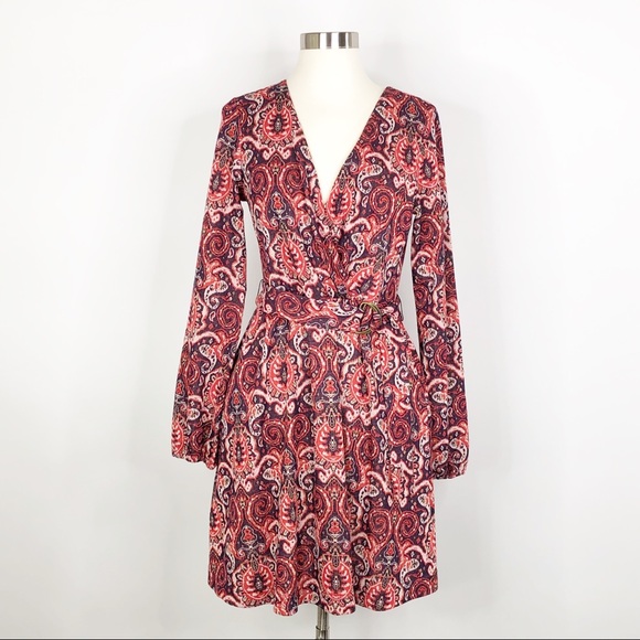 Anthropologie Maeve Paisley Belted Dress New - Picture 3 of 8